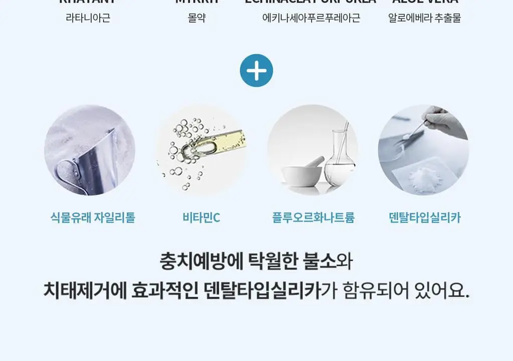 [불소 포함] [시린이케어] 덴티스테 뉴 센서티브케어 치약 60g/100g 상세페이지 9